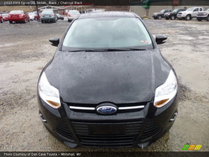 Black / Charcoal Black 2012 Ford Focus SEL Sedan