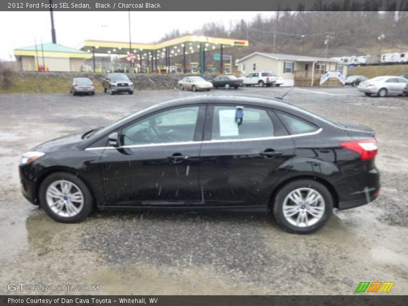 Black / Charcoal Black 2012 Ford Focus SEL Sedan