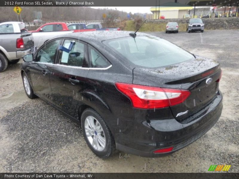 Black / Charcoal Black 2012 Ford Focus SEL Sedan