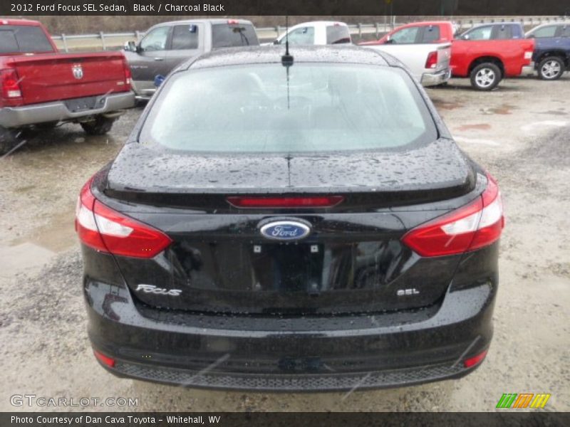 Black / Charcoal Black 2012 Ford Focus SEL Sedan