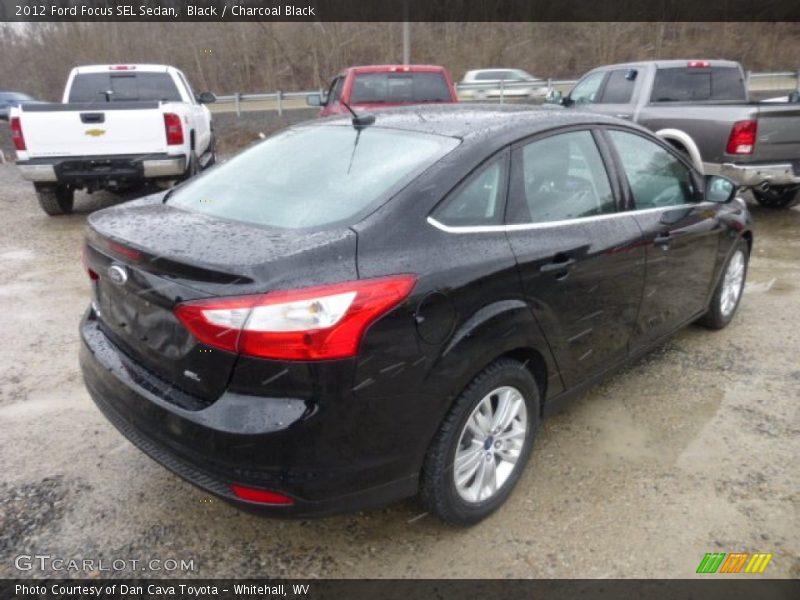 Black / Charcoal Black 2012 Ford Focus SEL Sedan