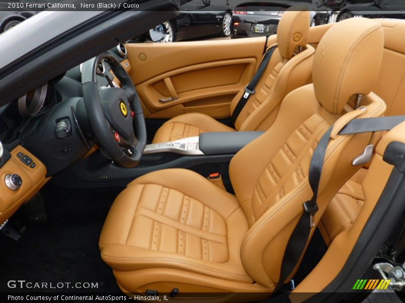 Front Seat of 2010 California 