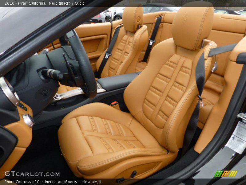 Front Seat of 2010 California 