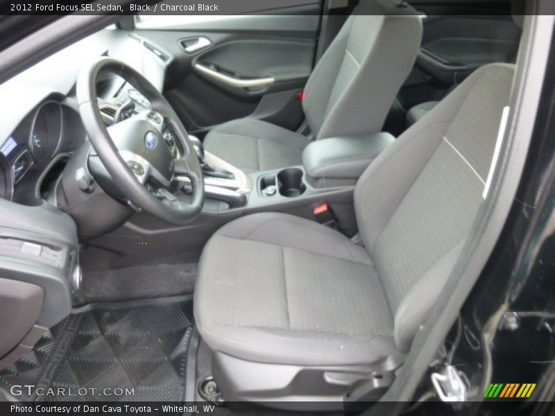Black / Charcoal Black 2012 Ford Focus SEL Sedan