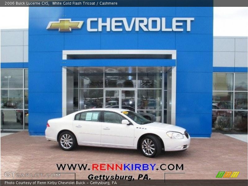 White Gold Flash Tricoat / Cashmere 2006 Buick Lucerne CXS
