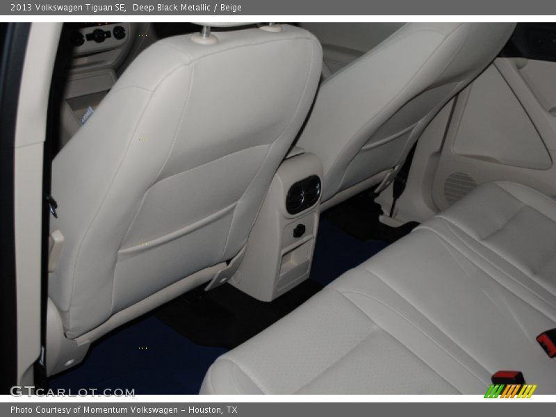 Deep Black Metallic / Beige 2013 Volkswagen Tiguan SE