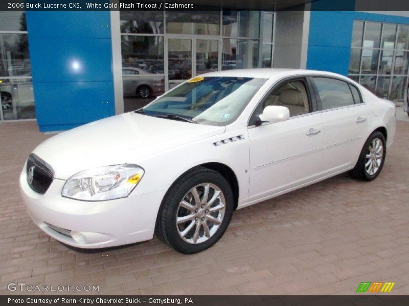 White Gold Flash Tricoat / Cashmere 2006 Buick Lucerne CXS