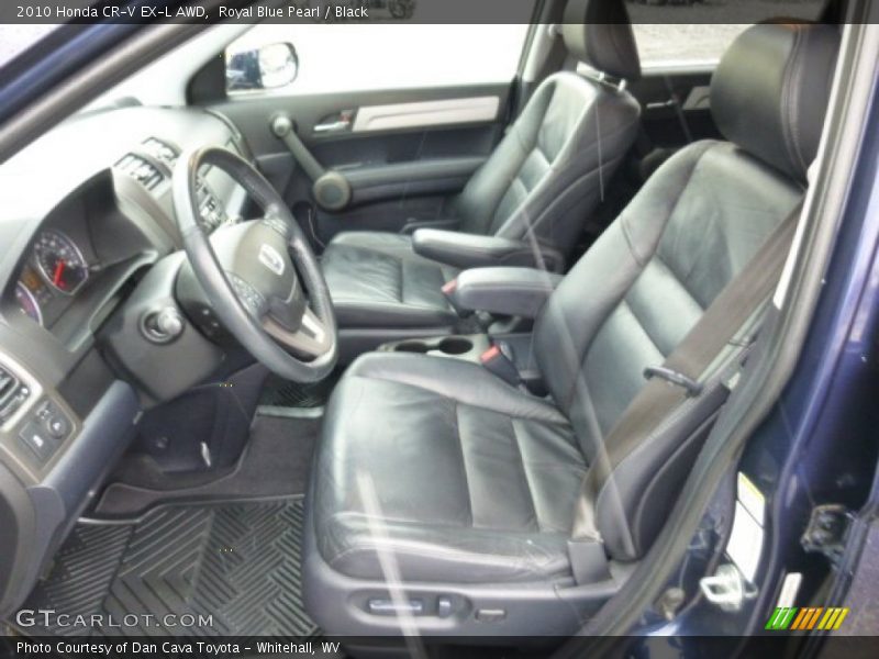 Royal Blue Pearl / Black 2010 Honda CR-V EX-L AWD
