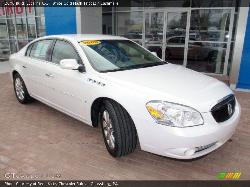 White Gold Flash Tricoat / Cashmere 2006 Buick Lucerne CXS