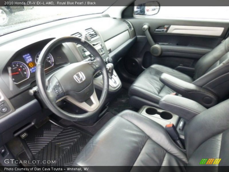 Royal Blue Pearl / Black 2010 Honda CR-V EX-L AWD