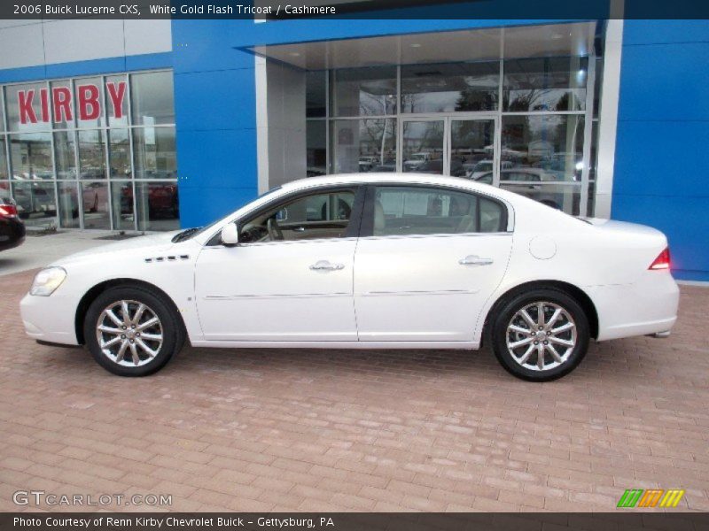 White Gold Flash Tricoat / Cashmere 2006 Buick Lucerne CXS
