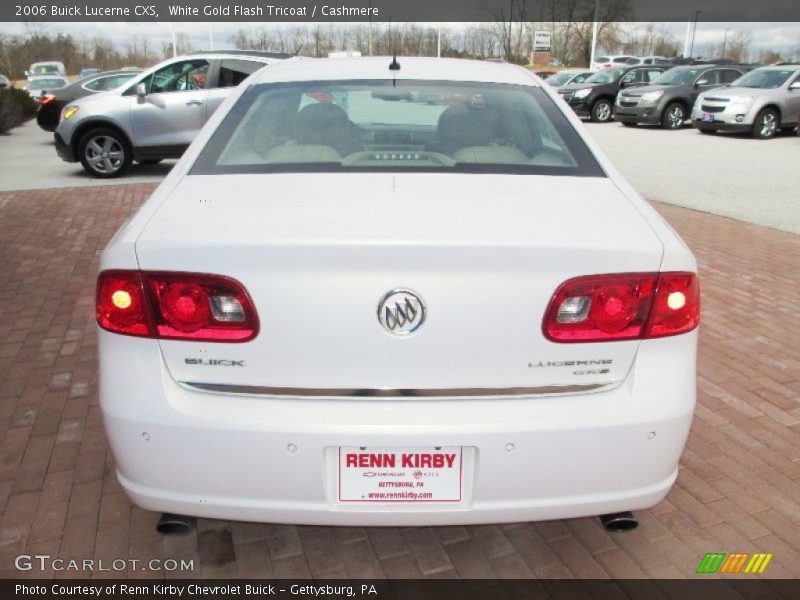 White Gold Flash Tricoat / Cashmere 2006 Buick Lucerne CXS