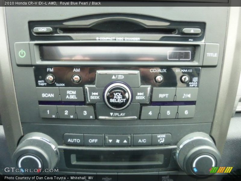 Royal Blue Pearl / Black 2010 Honda CR-V EX-L AWD