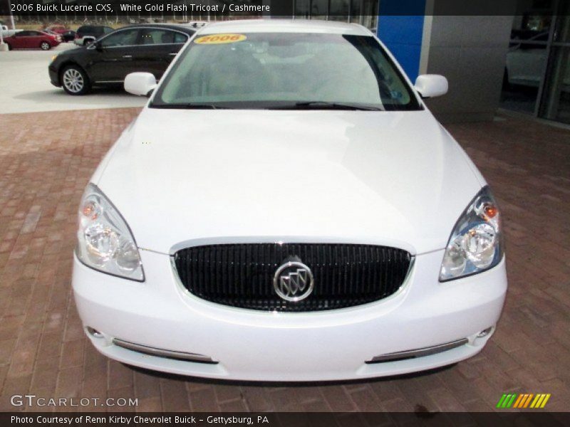 White Gold Flash Tricoat / Cashmere 2006 Buick Lucerne CXS