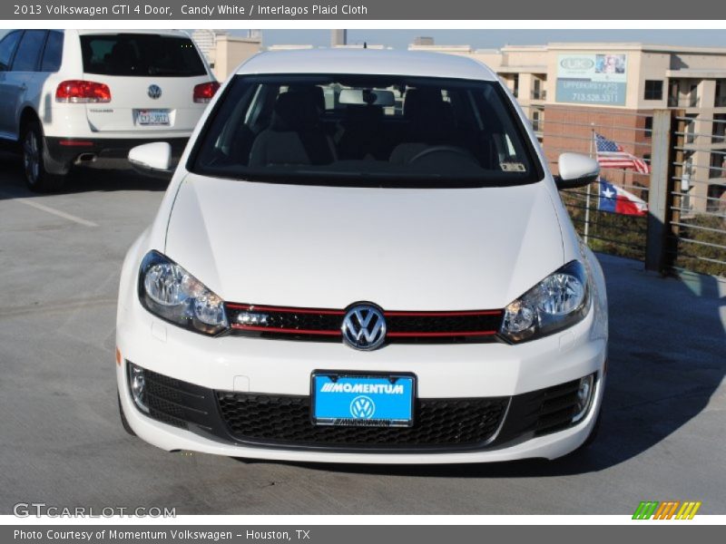 Candy White / Interlagos Plaid Cloth 2013 Volkswagen GTI 4 Door