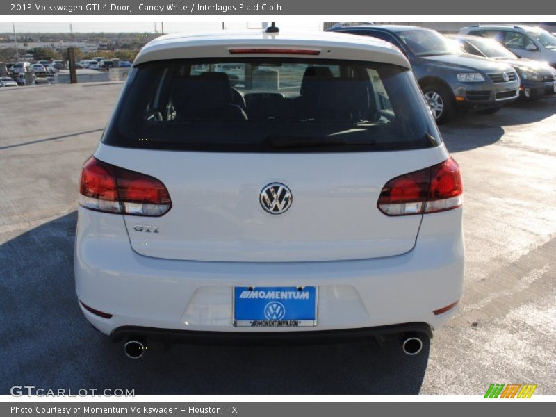 Candy White / Interlagos Plaid Cloth 2013 Volkswagen GTI 4 Door