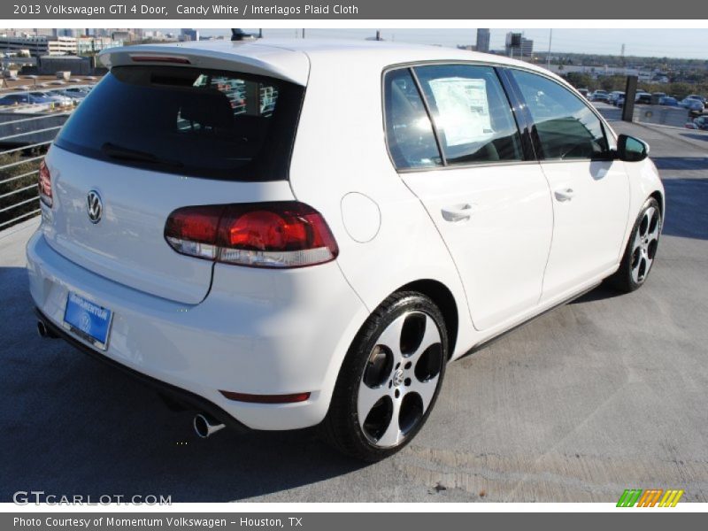 Candy White / Interlagos Plaid Cloth 2013 Volkswagen GTI 4 Door