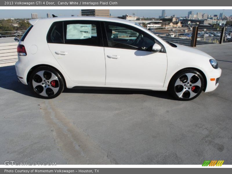 Candy White / Interlagos Plaid Cloth 2013 Volkswagen GTI 4 Door