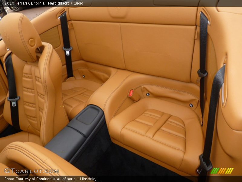 Rear Seat of 2010 California 