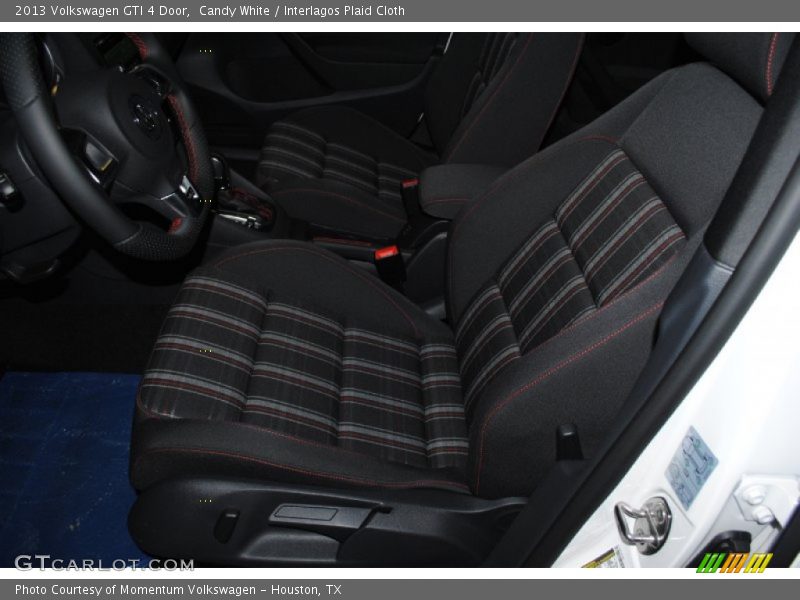 Candy White / Interlagos Plaid Cloth 2013 Volkswagen GTI 4 Door
