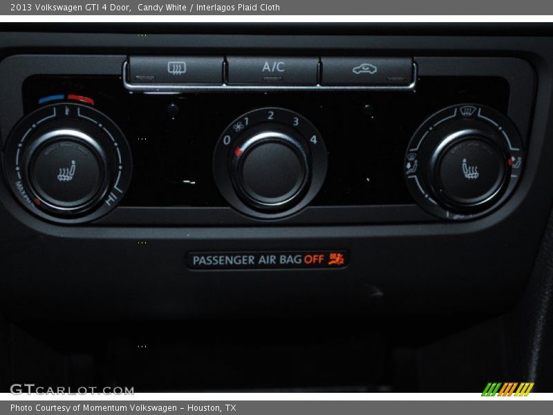 Candy White / Interlagos Plaid Cloth 2013 Volkswagen GTI 4 Door