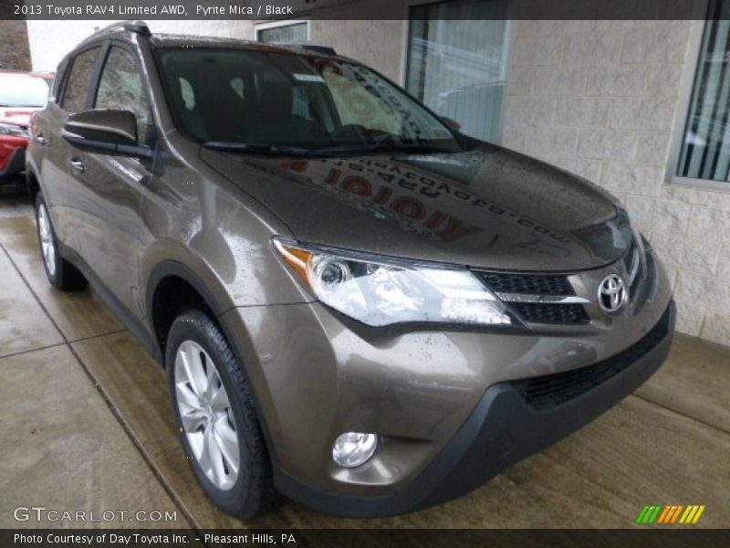 Pyrite Mica / Black 2013 Toyota RAV4 Limited AWD