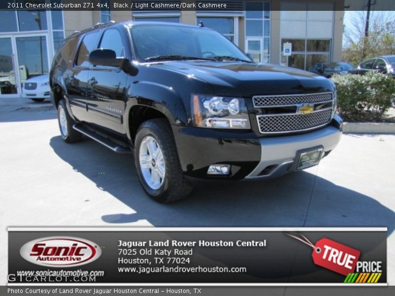 Black / Light Cashmere/Dark Cashmere 2011 Chevrolet Suburban Z71 4x4