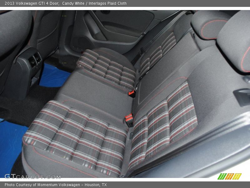 Candy White / Interlagos Plaid Cloth 2013 Volkswagen GTI 4 Door