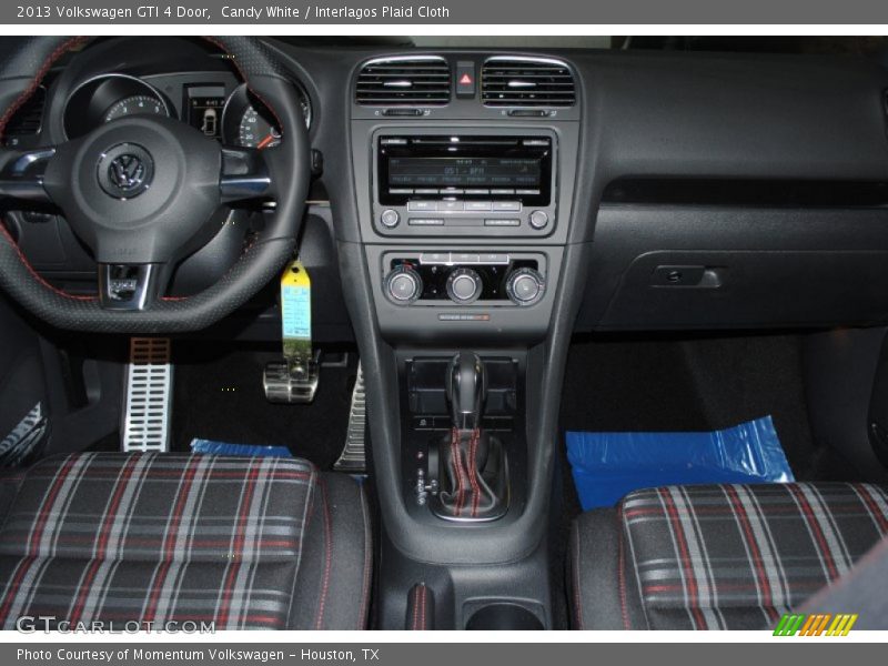 Candy White / Interlagos Plaid Cloth 2013 Volkswagen GTI 4 Door