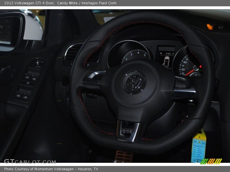 Candy White / Interlagos Plaid Cloth 2013 Volkswagen GTI 4 Door
