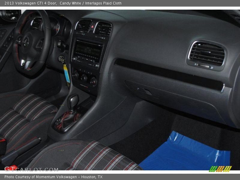 Candy White / Interlagos Plaid Cloth 2013 Volkswagen GTI 4 Door