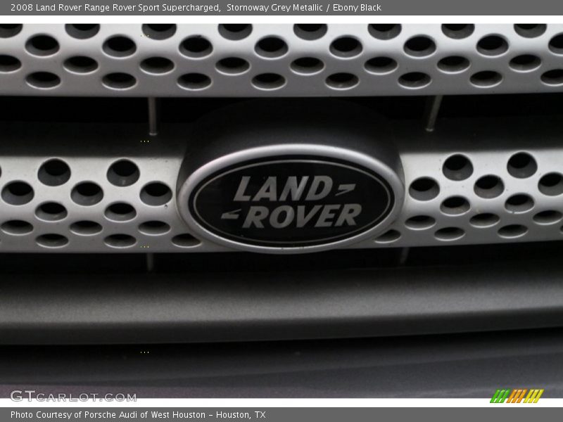 Stornoway Grey Metallic / Ebony Black 2008 Land Rover Range Rover Sport Supercharged