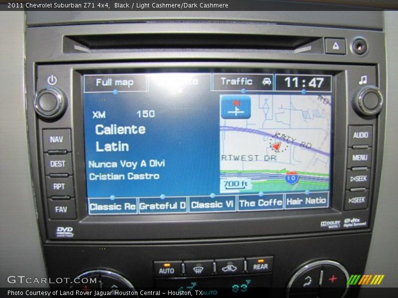 Navigation of 2011 Suburban Z71 4x4