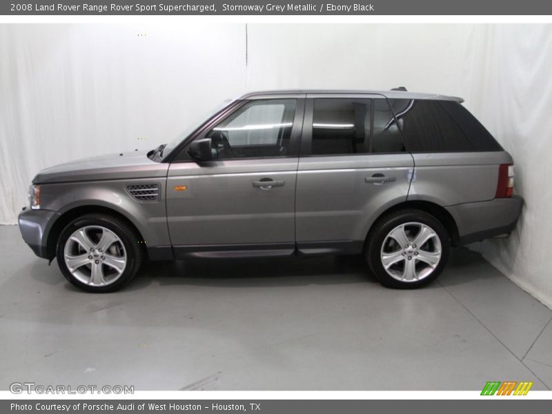 Stornoway Grey Metallic / Ebony Black 2008 Land Rover Range Rover Sport Supercharged