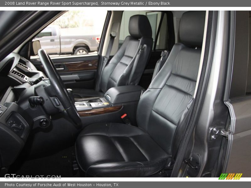 Stornoway Grey Metallic / Ebony Black 2008 Land Rover Range Rover Sport Supercharged