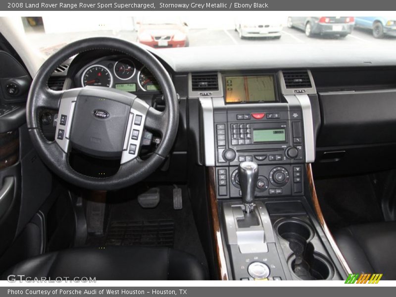 Stornoway Grey Metallic / Ebony Black 2008 Land Rover Range Rover Sport Supercharged