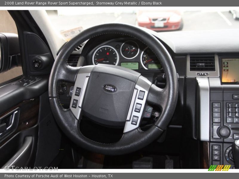 Stornoway Grey Metallic / Ebony Black 2008 Land Rover Range Rover Sport Supercharged