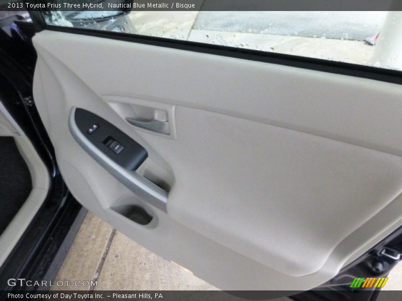 Nautical Blue Metallic / Bisque 2013 Toyota Prius Three Hybrid