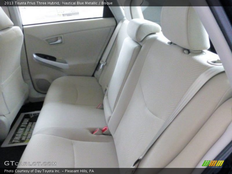 Nautical Blue Metallic / Bisque 2013 Toyota Prius Three Hybrid