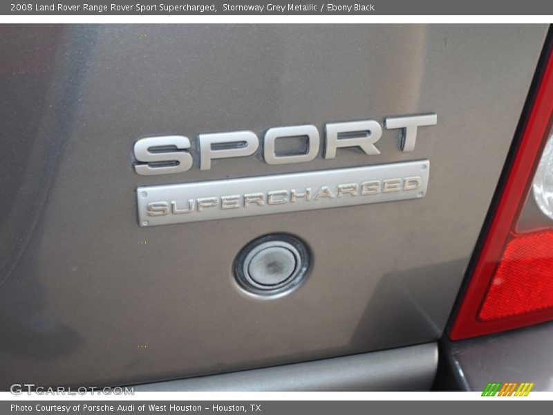 Stornoway Grey Metallic / Ebony Black 2008 Land Rover Range Rover Sport Supercharged