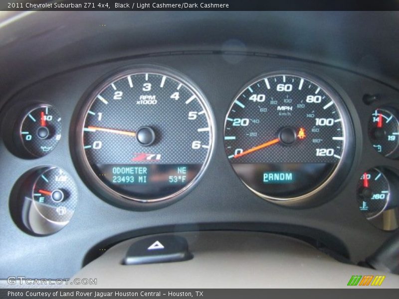 Black / Light Cashmere/Dark Cashmere 2011 Chevrolet Suburban Z71 4x4