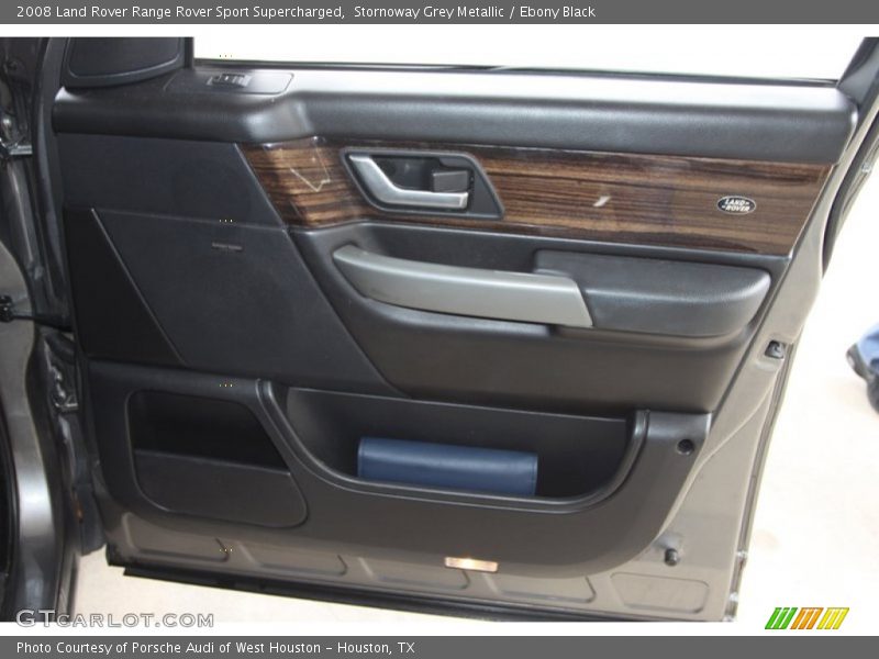 Stornoway Grey Metallic / Ebony Black 2008 Land Rover Range Rover Sport Supercharged