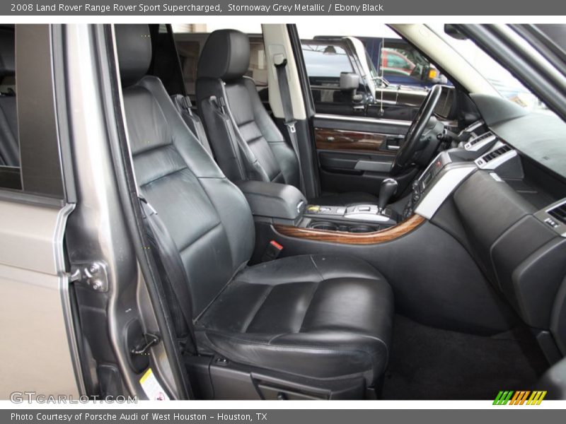 Stornoway Grey Metallic / Ebony Black 2008 Land Rover Range Rover Sport Supercharged