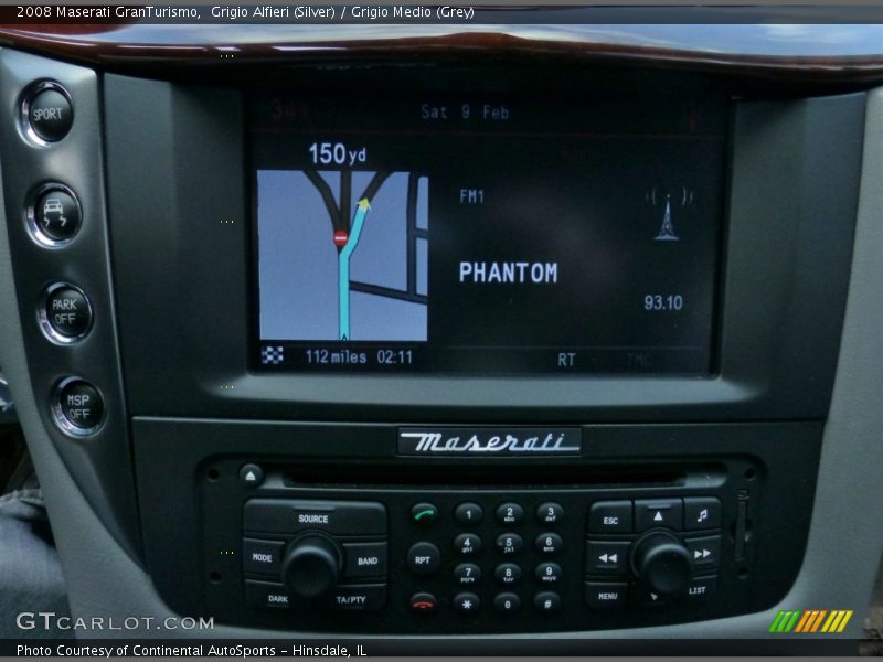Navigation of 2008 GranTurismo 