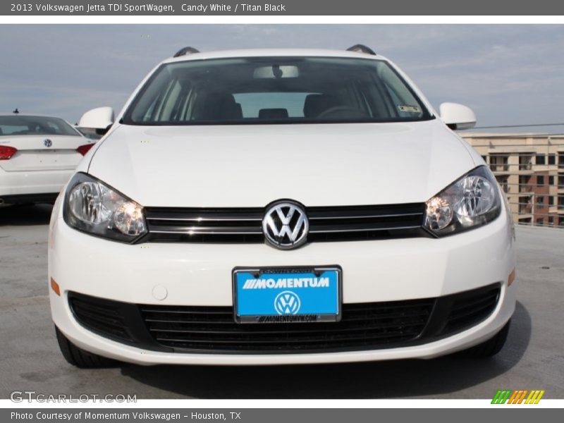 Candy White / Titan Black 2013 Volkswagen Jetta TDI SportWagen