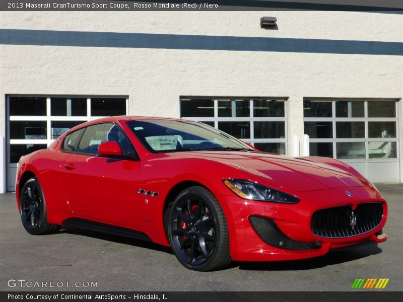 Rosso Mondiale (Red) / Nero 2013 Maserati GranTurismo Sport Coupe