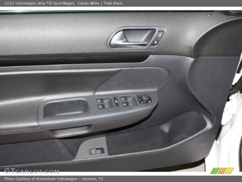 Candy White / Titan Black 2013 Volkswagen Jetta TDI SportWagen