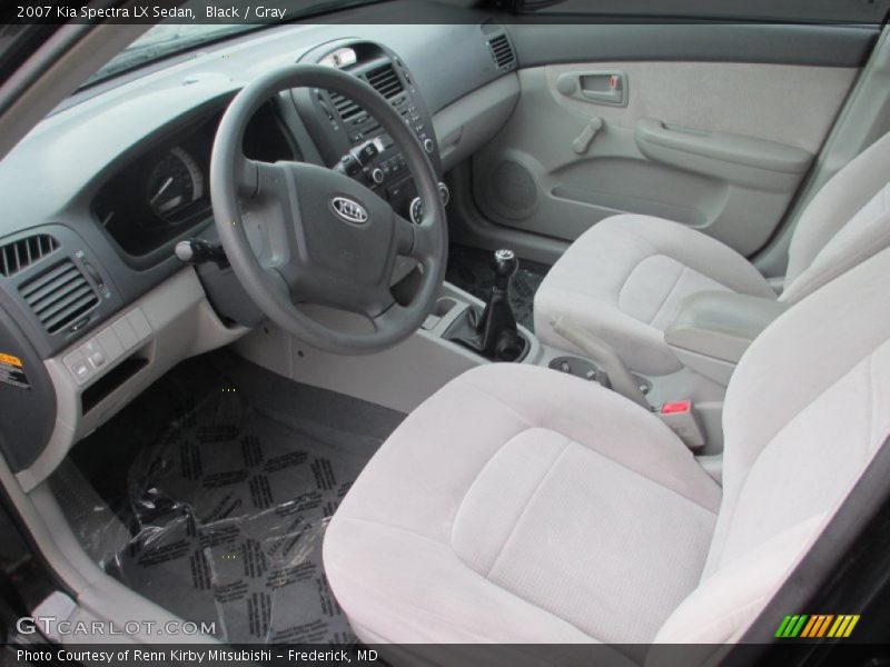 Gray Interior - 2007 Spectra LX Sedan 