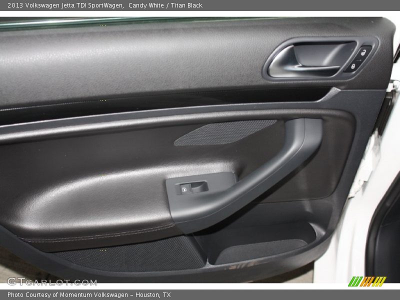 Candy White / Titan Black 2013 Volkswagen Jetta TDI SportWagen