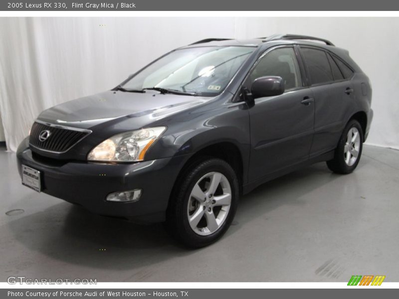 Flint Gray Mica / Black 2005 Lexus RX 330